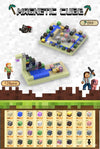 Magnetic building block assemble my world 2cm, six-sided magnetic square children's puzzle building block