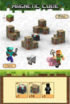 Magnetic building block assemble my world 2cm, six-sided magnetic square children's puzzle building block