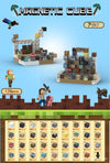 Magnetic building block assemble my world 2cm, six-sided magnetic square children's puzzle building block