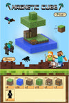 Magnetic building block assemble my world 2cm, six-sided magnetic square children's puzzle building block