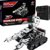 Building block assembly, adult, educational, over ten years old, children, toy tank, three-dimensional high-difficulty 3d metal, model warship