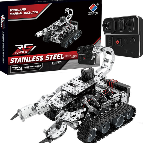 Building block assembly, adult, educational, over ten years old, children, toy tank, three-dimensional high-difficulty 3d metal, model warship