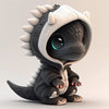 New models, Christmas, dinosaur elf sculpture ornaments, dolls, atmosphere, scene arrangement, resin decoration crafts