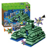 Compatible with Lego, Minecraft series building blocks Iron Puppet Fortress 21250 villages, assembled, educational toys