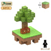 Magnetic building block assemble my world 2cm, six-sided magnetic square children's puzzle building block