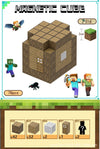 Magnetic building block assemble my world 2cm, six-sided magnetic square children's puzzle building block