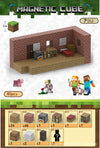 Magnetic building block assemble my world 2cm, six-sided magnetic square children's puzzle building block