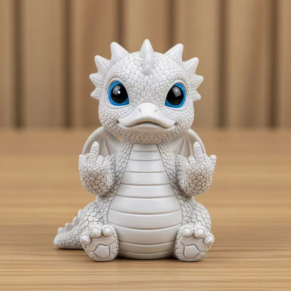 Popular interesting middle finger dragon duck statue