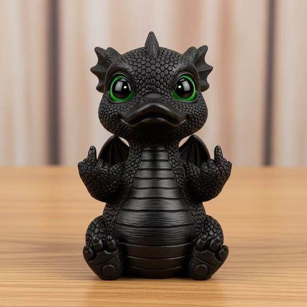 Popular interesting middle finger dragon duck statue
