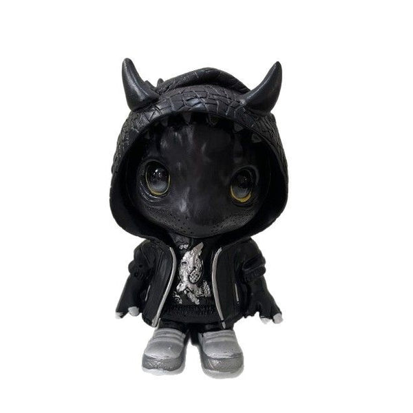 New models, Christmas, dinosaur elf sculpture ornaments, dolls, atmosphere, scene arrangement, resin decoration crafts