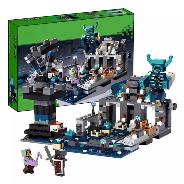 Compatible with Lego, Minecraft series building blocks Iron Puppet Fortress 21250 villages, assembled, educational toys
