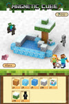 Magnetic building block assemble my world 2cm, six-sided magnetic square children's puzzle building block
