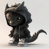 New models, Christmas, dinosaur elf sculpture ornaments, dolls, atmosphere, scene arrangement, resin decoration crafts
