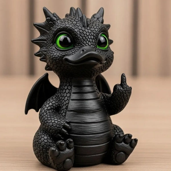 Popular interesting middle finger dragon duck statue