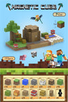 Magnetic building block assemble my world 2cm, six-sided magnetic square children's puzzle building block