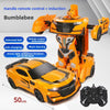 Super-sized boy toy car, gesture-sensing deformation remote control car, voice-activated King Kong robot charging racing car - Toy Collection