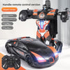 Super-sized boy toy car, gesture-sensing deformation remote control car, voice-activated King Kong robot charging racing car - Toy Collection