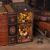 Magic time, hand-assembled model, library DIY hut, standing toys, ornaments, small house building block gifts - Toy Collection