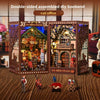 Magic time, hand-assembled model, library DIY hut, standing toys, ornaments, small house building block gifts - Toy Collection