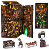 Magic time, hand-assembled model, library DIY hut, standing toys, ornaments, small house building block gifts - Toy Collection
