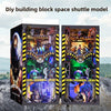 Magic time, hand-assembled model, library DIY hut, standing toys, ornaments, small house building block gifts - Toy Collection