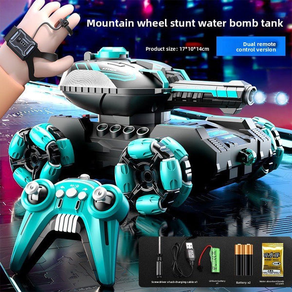 New, remote control water bomb tank toy, boy gesture sensing, deformation drift climbing, 4WD off-road vehicle - Toy Collection