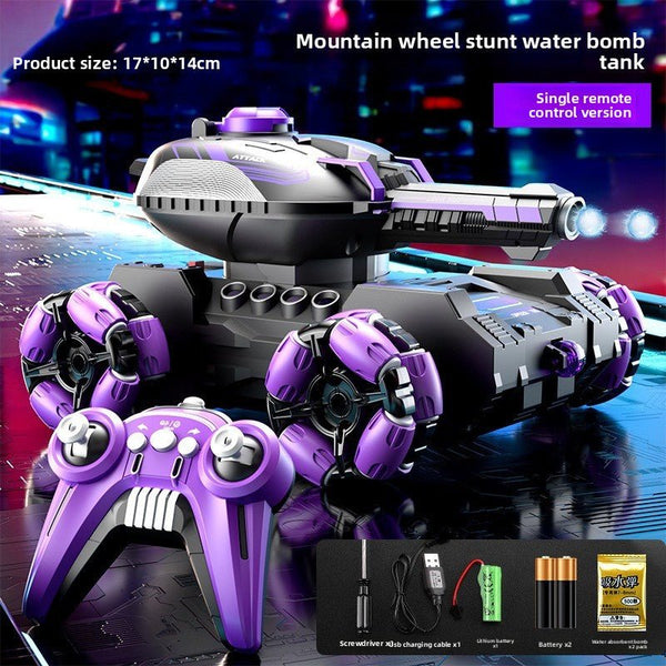 New, remote control water bomb tank toy, boy gesture sensing, deformation drift climbing, 4WD off-road vehicle - Toy Collection