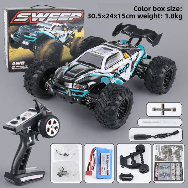 1:16 RC Full Scale Four-Wheel Drive Off-Road Professional Climbing Car Remote Control Brushless High-Speed Remote Control Car Boy's Gift - Toy Collection