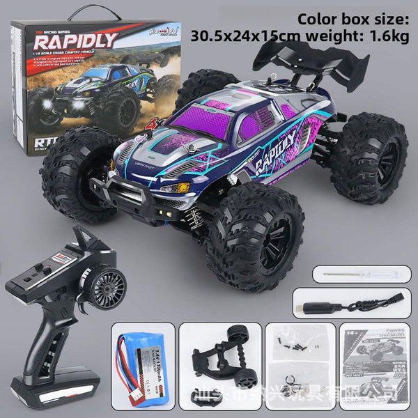 1:16 RC Full Scale Four-Wheel Drive Off-Road Professional Climbing Car Remote Control Brushless High-Speed Remote Control Car Boy's Gift - Toy Collection