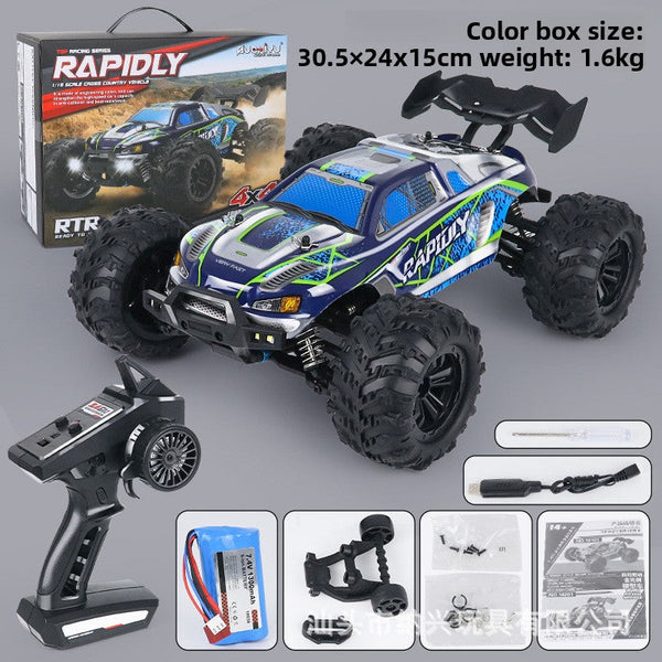 1:16 RC Full Scale Four-Wheel Drive Off-Road Professional Climbing Car Remote Control Brushless High-Speed Remote Control Car Boy's Gift - Toy Collection