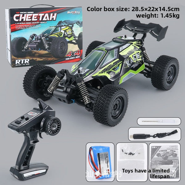 1:16 RC Full Scale Four-Wheel Drive Off-Road Professional Climbing Car Remote Control Brushless High-Speed Remote Control Car Boy's Gift - Toy Collection