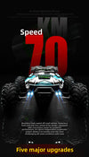 1:16 RC Full Scale Four-Wheel Drive Off-Road Professional Climbing Car Remote Control Brushless High-Speed Remote Control Car Boy's Gift - Toy Collection