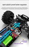 1:16 RC Full Scale Four-Wheel Drive Off-Road Professional Climbing Car Remote Control Brushless High-Speed Remote Control Car Boy's Gift - Toy Collection