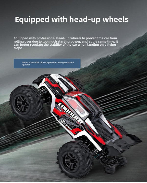1:16 RC Full Scale Four-Wheel Drive Off-Road Professional Climbing Car Remote Control Brushless High-Speed Remote Control Car Boy's Gift - Toy Collection