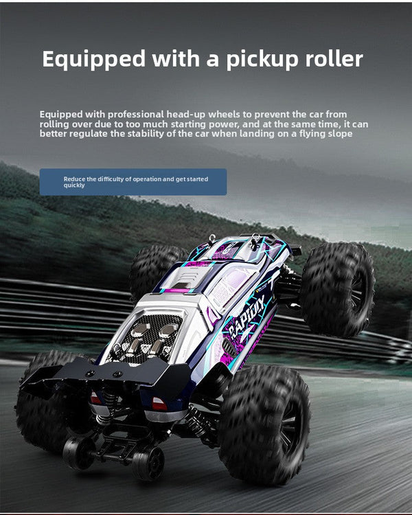 1:16 RC Full Scale Four-Wheel Drive Off-Road Professional Climbing Car Remote Control Brushless High-Speed Remote Control Car Boy's Gift - Toy Collection