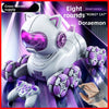 Popular children's toys mechanical cat intelligent eight-wheeled stunts cool remote control car drift deformation robot cat - Toy Collection