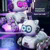 Popular children's toys mechanical cat intelligent eight-wheeled stunts cool remote control car drift deformation robot cat - Toy Collection