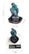 Ceramic backflow aromatherapy burner, creative Valentine's Day, couple gift incense burner, home accessories, handicraft ornaments - Toy Collection