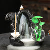Ceramic home indoor incense burner, creative alpine and flowing water return tower incense burner backflow incense burner wholesale - Toy Collection