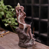 New purple sand mermaid backflow incense burner, home accessories supply sandalwood aromatherapy burner original - Toy Collection