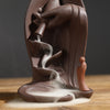 Purple sand backflow incense burner Bergamot Zen backflow incense burner, Zen backflow sandalwood burner ornament original incense - Toy Collection