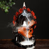 New Original Ceramic Lotus Bergamot Smoke Backflow Incense Burner Creative Nianhua Bergamot Aromatherapy Burner Home Ornament - Toy Collection