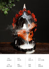 New Original Ceramic Lotus Bergamot Smoke Backflow Incense Burner Creative Nianhua Bergamot Aromatherapy Burner Home Ornament - Toy Collection