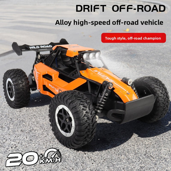 1:16RC Alloy Remote Control High Speed Car 2.4G High Speed Big Foot Climbing Off-Road Vehicle Racing Model Boy Toy - Toy Collection