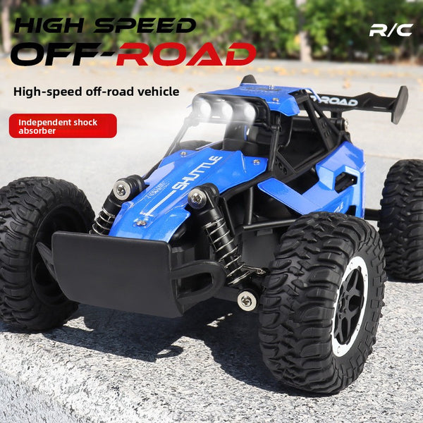 1:16RC Alloy Remote Control High Speed Car 2.4G High Speed Big Foot Climbing Off-Road Vehicle Racing Model Boy Toy - Toy Collection