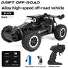 1:16RC Alloy Remote Control High Speed Car 2.4G High Speed Big Foot Climbing Off-Road Vehicle Racing Model Boy Toy - Toy Collection