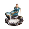 Wishebay popular ornamental smoke backflow incense burner, creative lotus has fish aromatherapy burner every year - Toy Collection