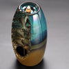 Ceramic backflow incense burner, creative blue ornamental backflow incense burner home ornament - Toy Collection