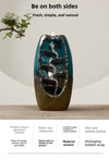 Ceramic backflow incense burner, creative blue ornamental backflow incense burner home ornament - Toy Collection