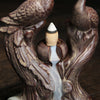 Backflow incense burner Ceramic aromatherapy burner Crafts, antique ceramic smoke backflow incense burner Phoenix incense burner - Toy Collection